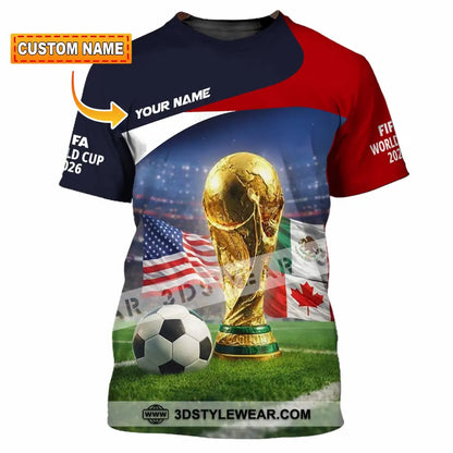 Unisex Shirt - Custom World Cup 2026 3D Shirt T-shirt