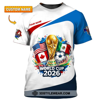 Unisex Shirt - Custom World Cup 2026 3D Shirt - T-shirt