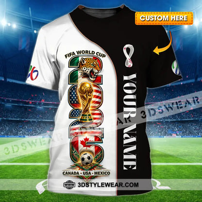 Unisex Shirt - Custom World Cup 2026 3D Shirt T-shirt