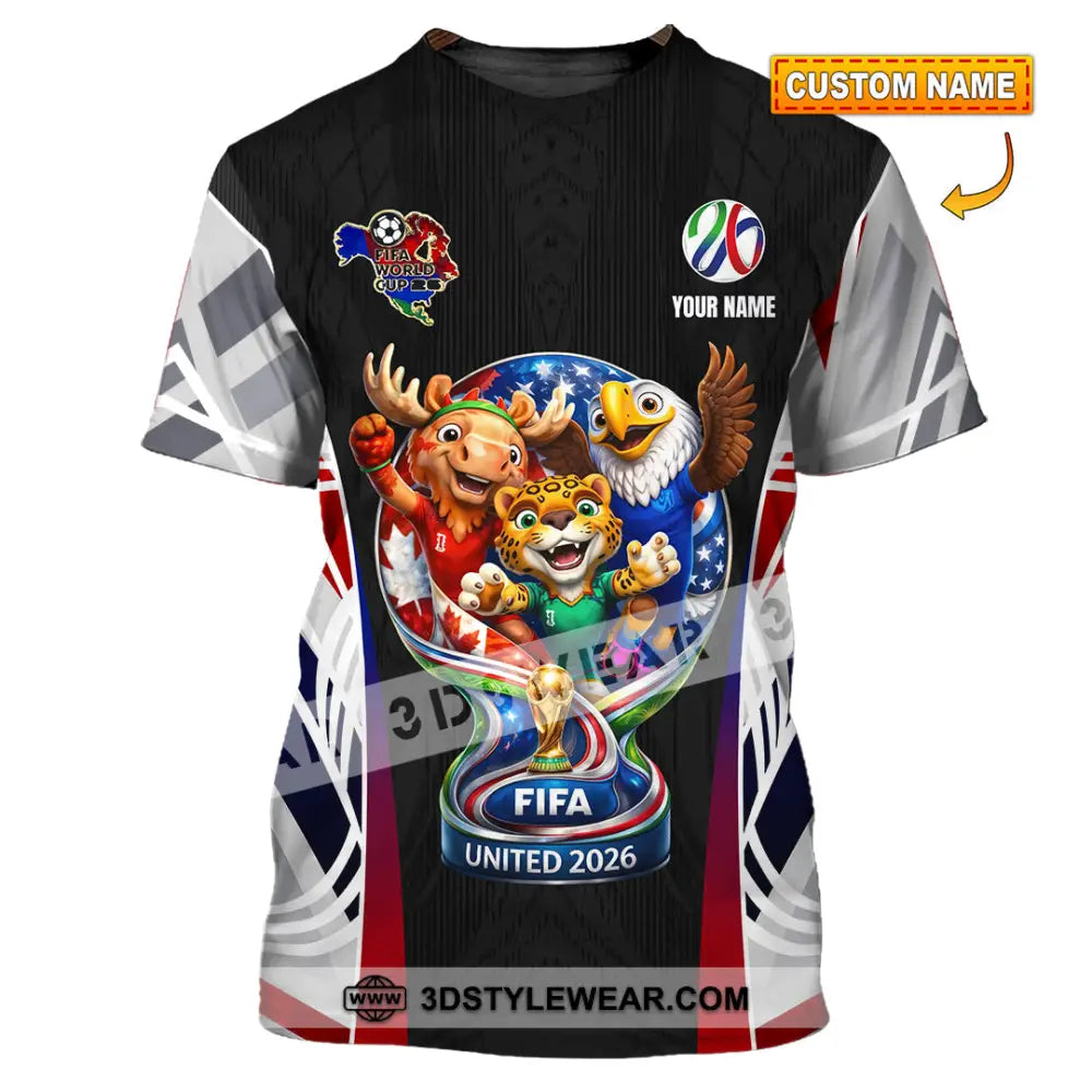 Unisex Shirt - Custom World Cup 2026 3D Shirt T-shirt