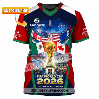 Unisex Shirt - Custom World Cup 2026 3D Shirt T-shirt