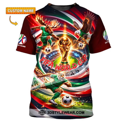 Unisex Shirt - Custom World Cup 2026 3D Shirt T-shirt