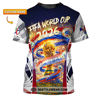 Unisex Shirt - Custom World Cup 2026 3D Shirt T-shirt