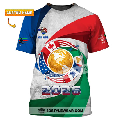 Unisex Shirt - Custom World Cup 2026 3D Shirt T-shirt