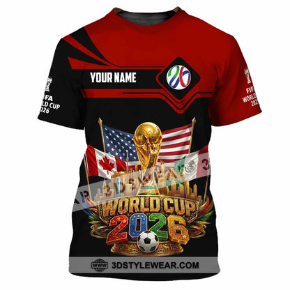 Unisex Shirt - Custom World Cup 2026 3D Shirt - T-Shirt / S - T-shirt