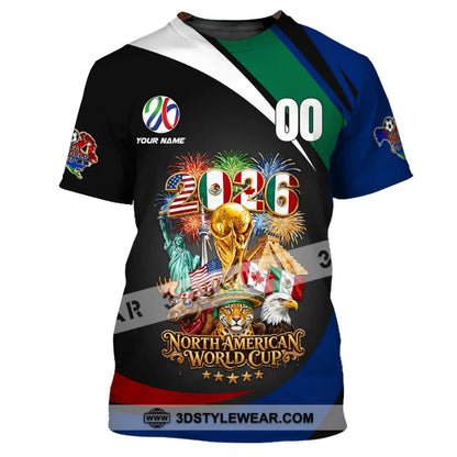 Unisex Shirt - Custom World Cup 2026 3D Shirt - T-Shirt / S - T-shirt