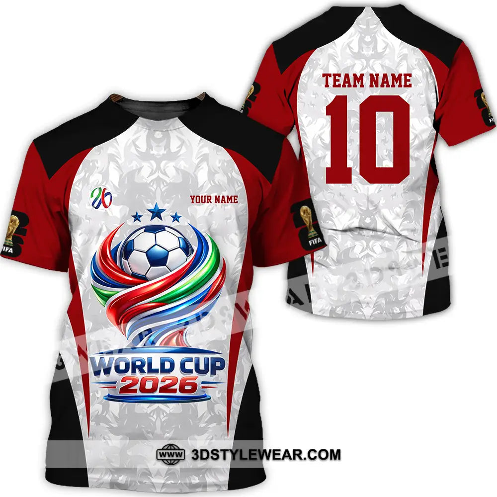 Unisex Shirt - Custom World Cup 2026 3D Shirt T-Shirt / S T-shirt