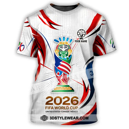 Unisex Shirt - Custom World Cup 2026 3D Shirt T-Shirt / S T-shirt