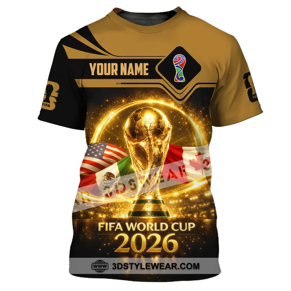 Unisex Shirt - Custom World Cup 2026 3D Shirt - T-Shirt / S - T-shirt