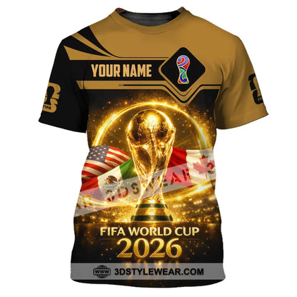 Unisex Shirt - Custom World Cup 2026 3D Shirt - T-Shirt / S - T-shirt