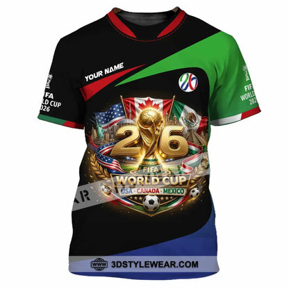 Unisex Shirt - Custom World Cup 2026 3D Shirt T-Shirt / S T-shirt