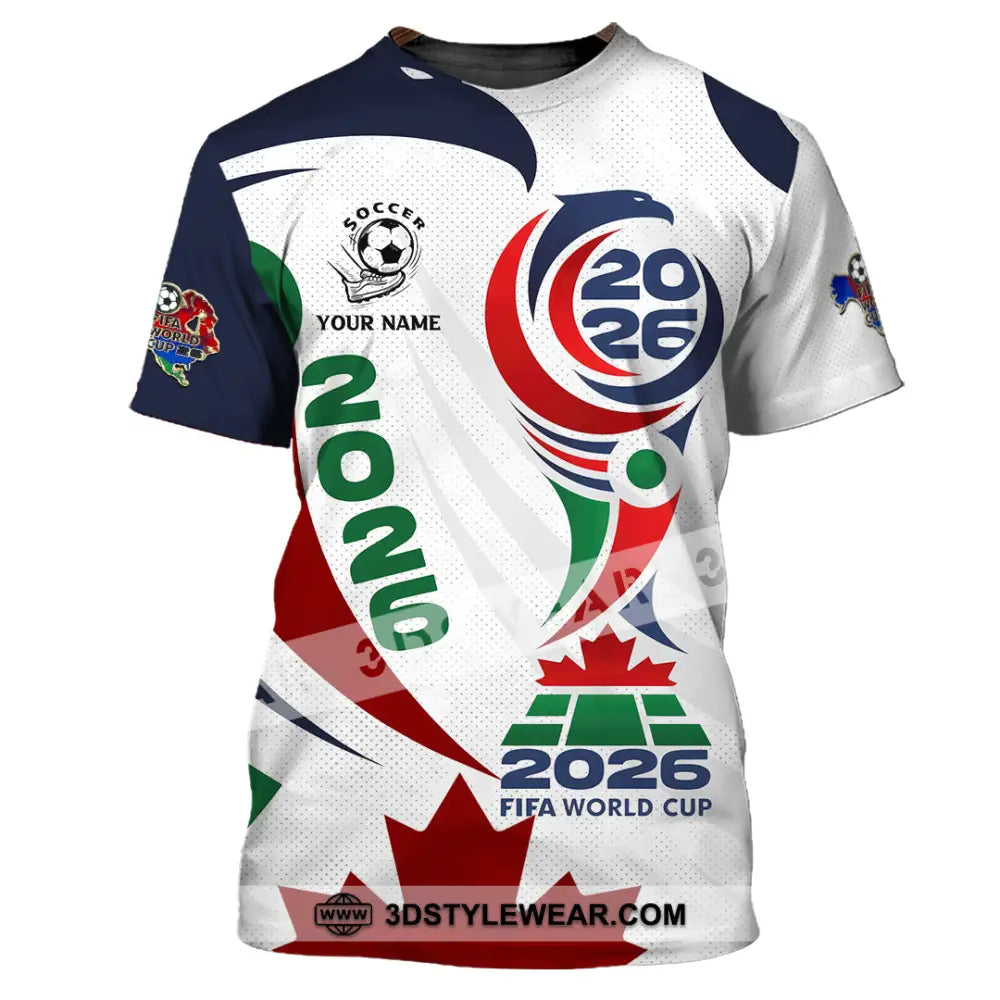 Unisex Shirt - Custom World Cup 2026 3D Shirt T-Shirt / S T-shirt
