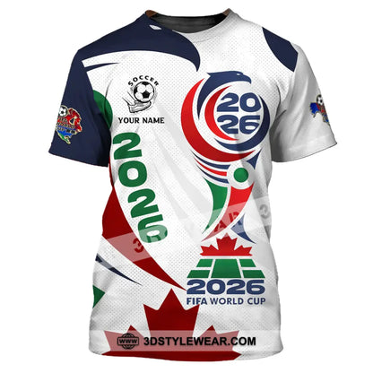 Unisex Shirt - Custom World Cup 2026 3D Shirt T-Shirt / S T-shirt
