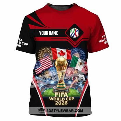 Unisex Shirt - Custom World Cup 2026 3D Shirt T-Shirt / S T-shirt