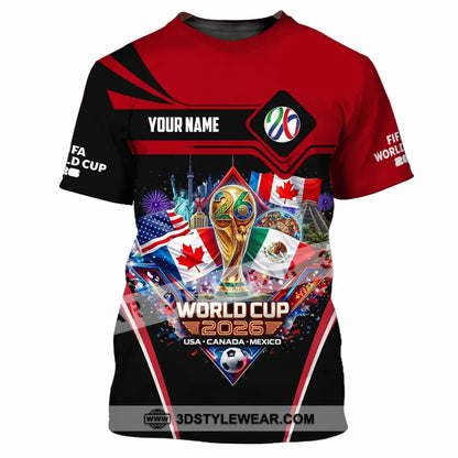 Unisex Shirt - Custom World Cup 2026 3D Shirt T-Shirt / S T-shirt