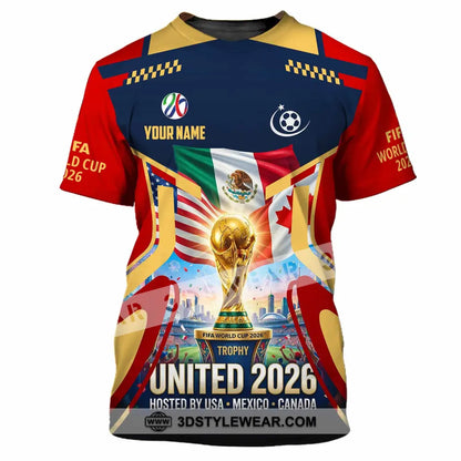 Unisex Shirt - Custom World Cup 2026 3D Shirt - T-Shirt / S - T-shirt