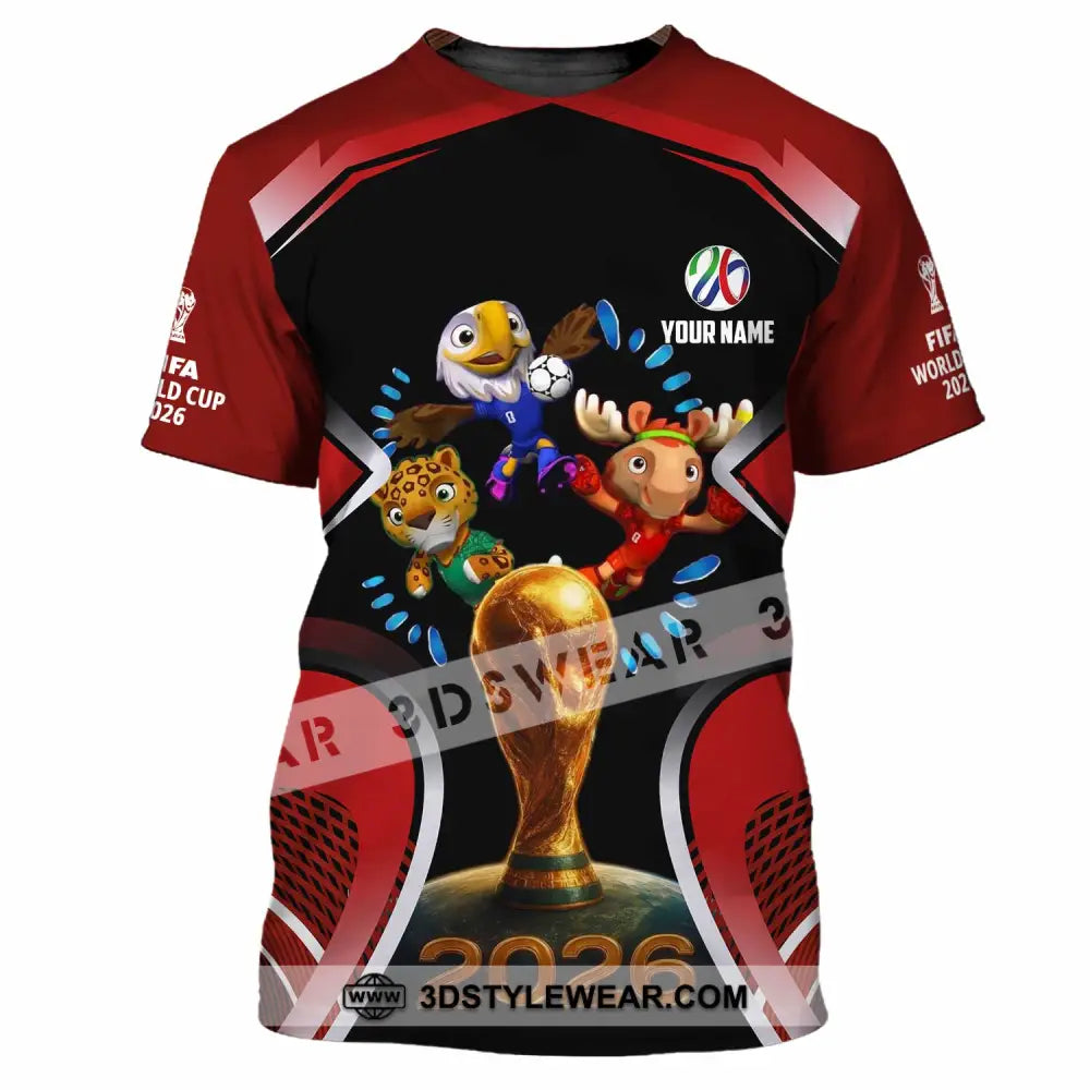 Unisex Shirt - Custom World Cup 2026 3D Shirt - T-Shirt / S - T-shirt