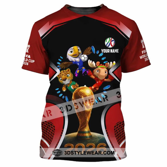 Unisex Shirt - Custom World Cup 2026 3D Shirt style option 2