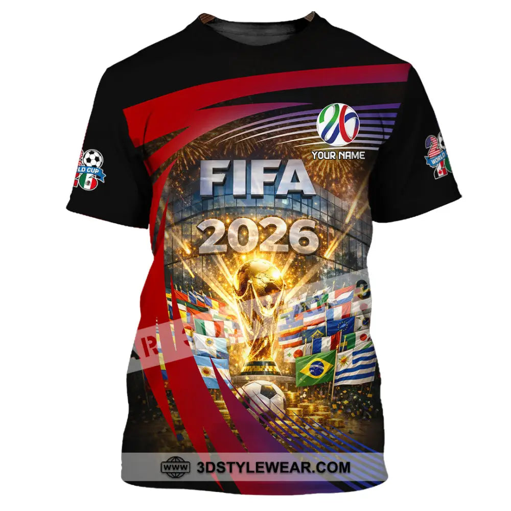 Unisex Shirt - Custom World Cup 2026 3D Shirt T-Shirt / S T-shirt