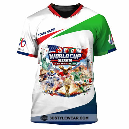 Unisex Shirt - Custom World Cup 2026 3D Shirt T-Shirt / S T-shirt