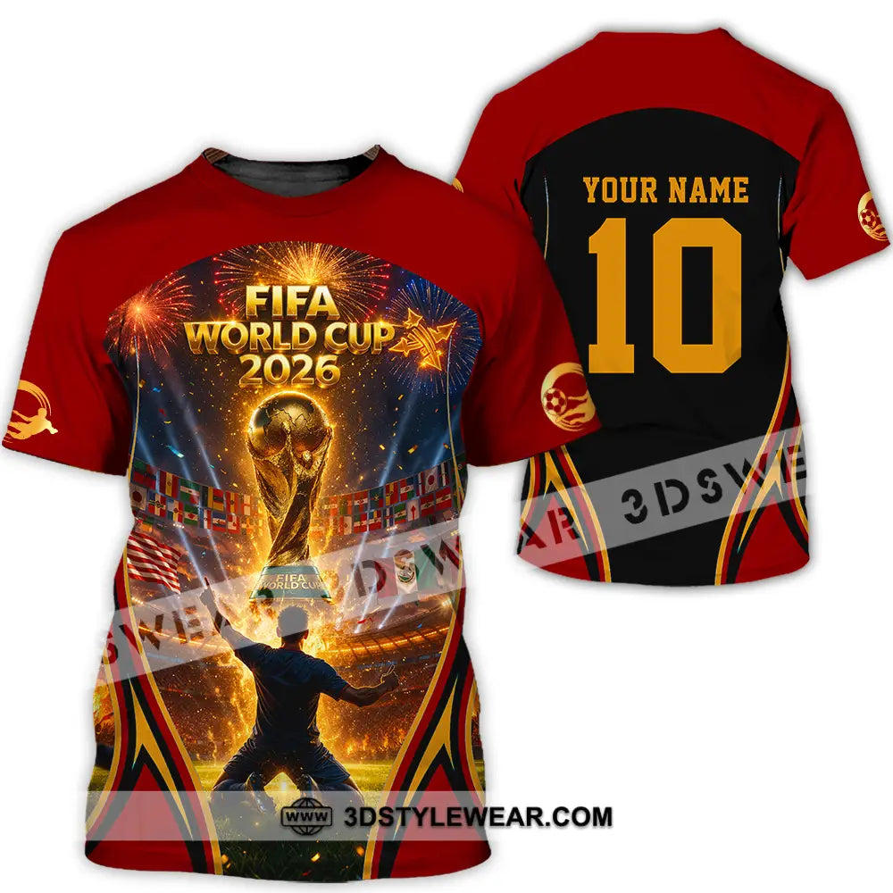 Unisex Shirt - Custom World Cup 2026 3D Shirt T-Shirt / S T-shirt