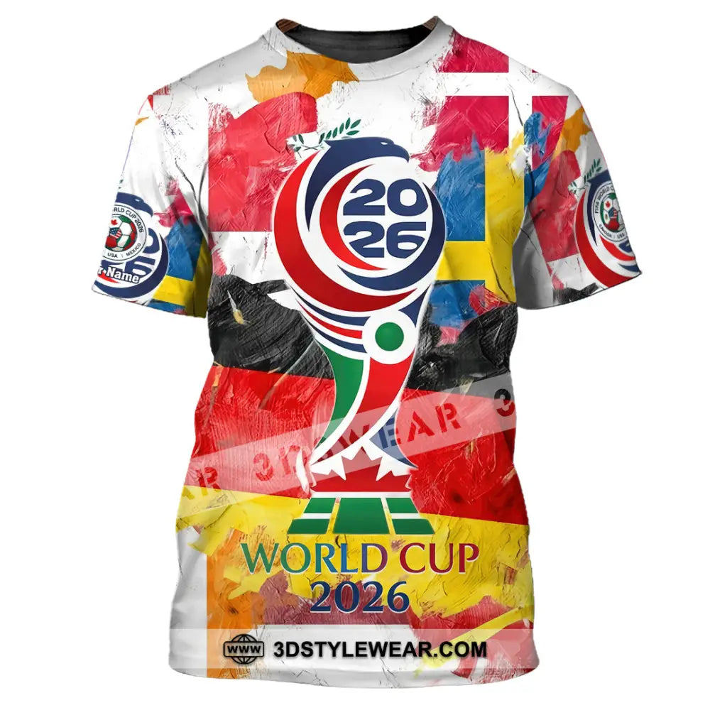Unisex Shirt - Custom World Cup 2026 3D Shirt - T-Shirt / S - T-shirt