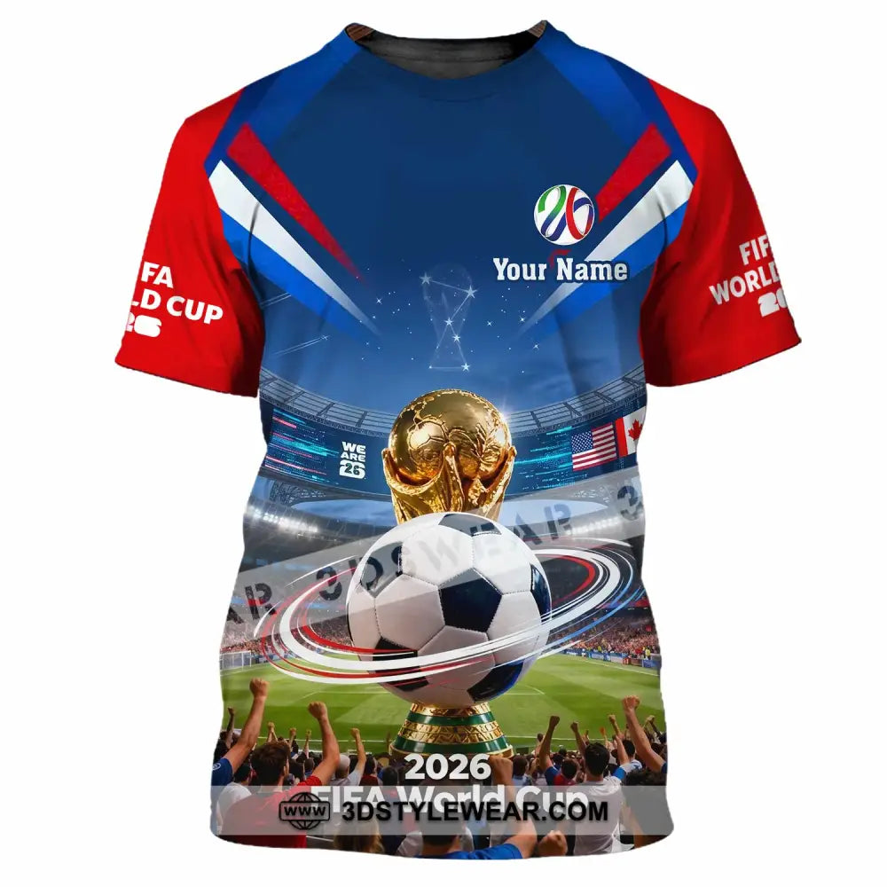Unisex Shirt - Custom World Cup 2026 3D Shirt T-Shirt / S T-shirt