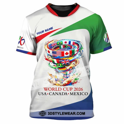 Unisex Shirt - Custom World Cup 2026 3D Shirt T-Shirt / S T-shirt