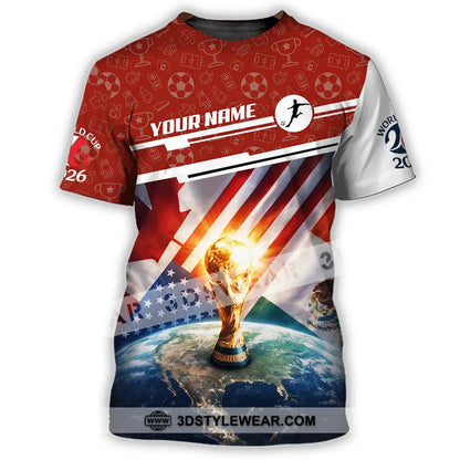 Unisex Shirt - Custom World Cup 2026 3D Shirt T-Shirt / S T-shirt