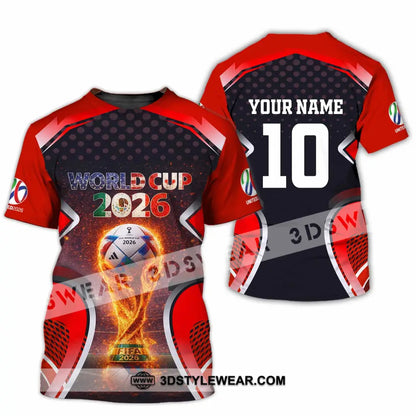 Unisex Shirt - Custom World Cup 2026 3D Shirt T-Shirt / S T-shirt
