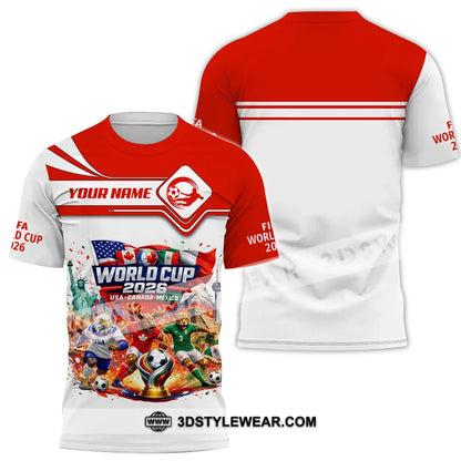 Unisex Shirt - Custom World Cup 2026 3D Shirt T-Shirt / S T-shirt
