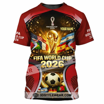 Unisex Shirt - Custom World Cup 2026 3D Shirt T-Shirt / S T-shirt