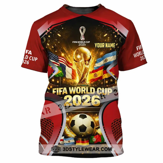 Unisex Shirt - Custom World Cup 2026 3D Shirt style option 4