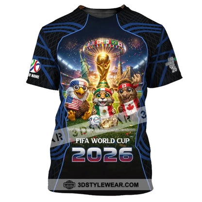 Unisex Shirt - Custom World Cup 2026 3D Shirt T-Shirt / S T-shirt