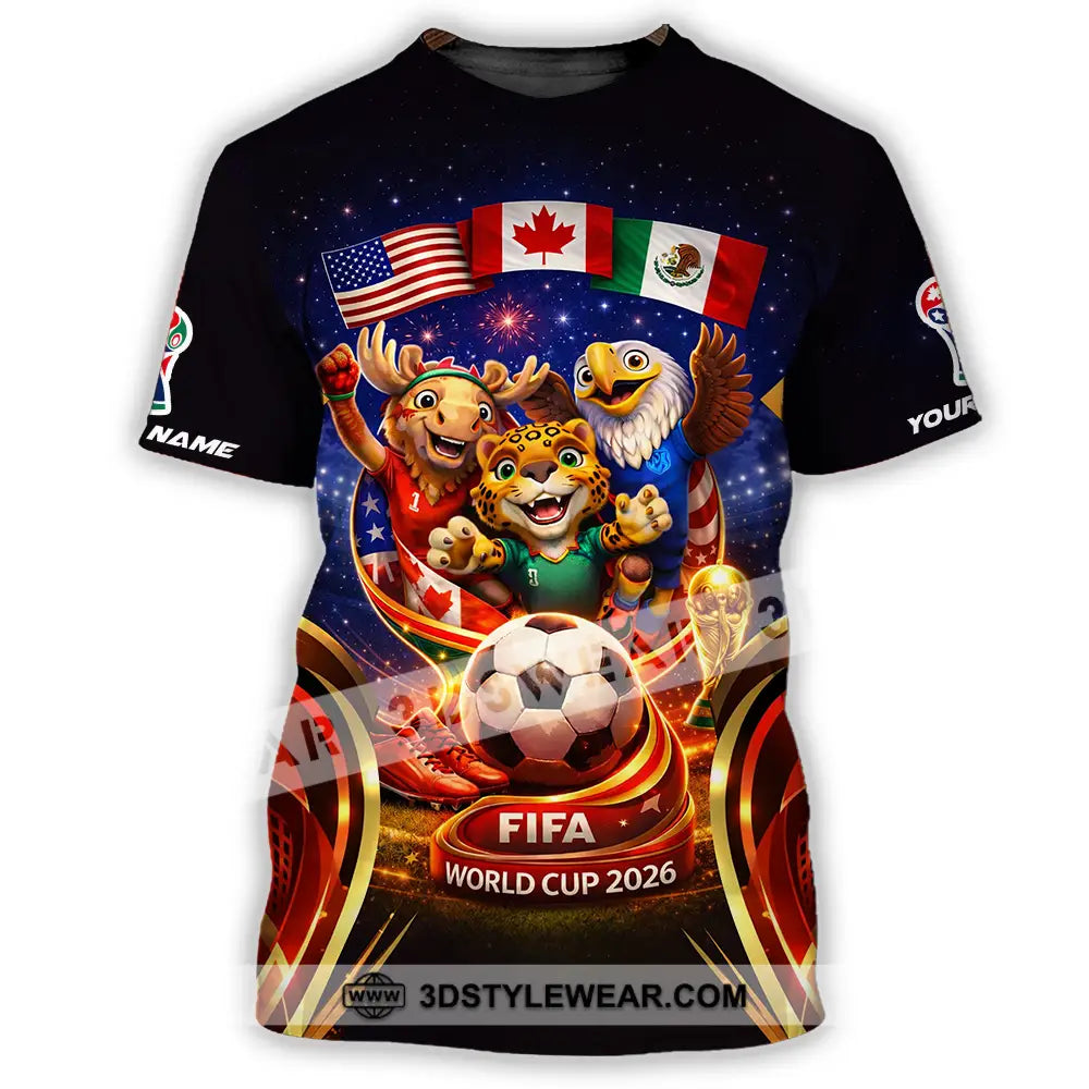 Unisex Shirt - Custom World Cup 2026 3D Shirt T-Shirt / S T-shirt