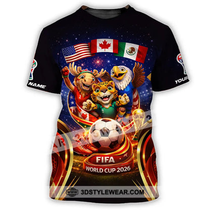Unisex Shirt - Custom World Cup 2026 3D Shirt T-Shirt / S T-shirt