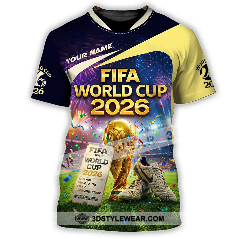 Unisex Shirt - Custom World Cup 2026 3D Shirt T-Shirt / S T-shirt