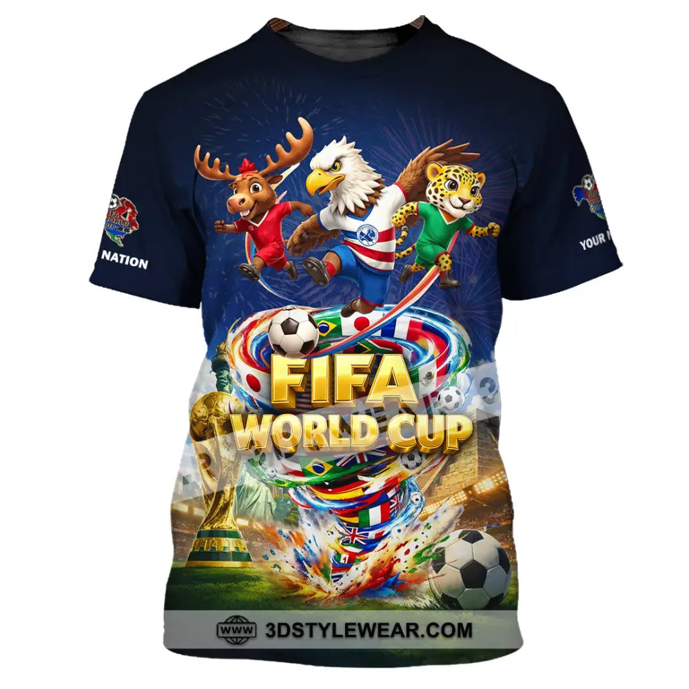 Unisex Shirt - Custom World Cup 2026 3D Shirt T-Shirt / S T-shirt