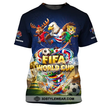 Unisex Shirt - Custom World Cup 2026 3D Shirt T-Shirt / S T-shirt