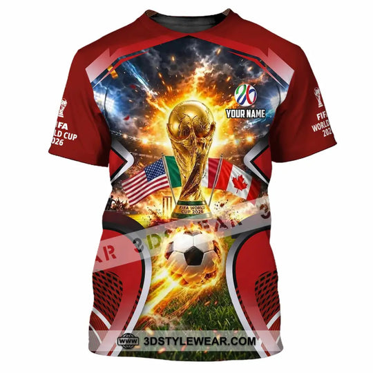 Unisex Shirt - Custom World Cup 2026 3D Shirt style option 4