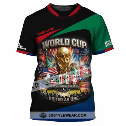 Unisex Shirt - Custom World Cup 2026 3D Shirt T-Shirt / S T-shirt