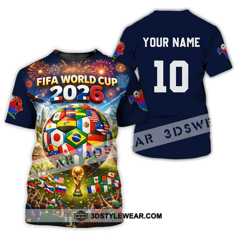 Unisex Shirt - Custom World Cup 2026 3D Shirt T-Shirt / S T-shirt