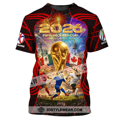 Unisex Shirt - Custom World Cup 2026 3D Shirt T-Shirt / S T-shirt