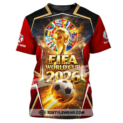 Unisex Shirt - Custom World Cup 2026 3D Shirt - T-Shirt / S - T-shirt