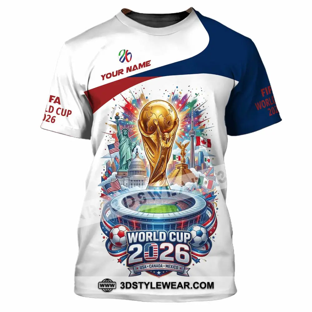 Unisex Shirt - Custom World Cup 2026 3D Shirt - T-Shirt / S - T-shirt