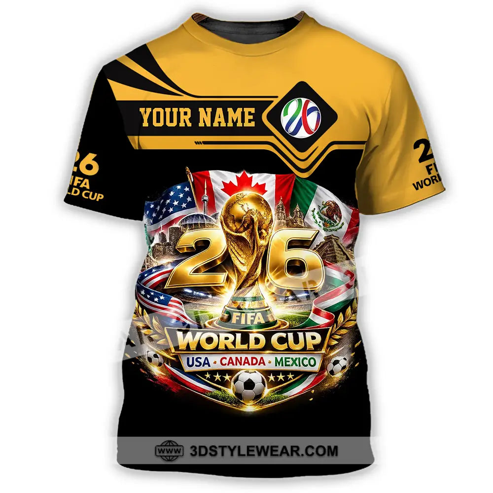 Unisex Shirt - Custom World Cup 2026 3D Shirt - T-Shirt / S - T-shirt