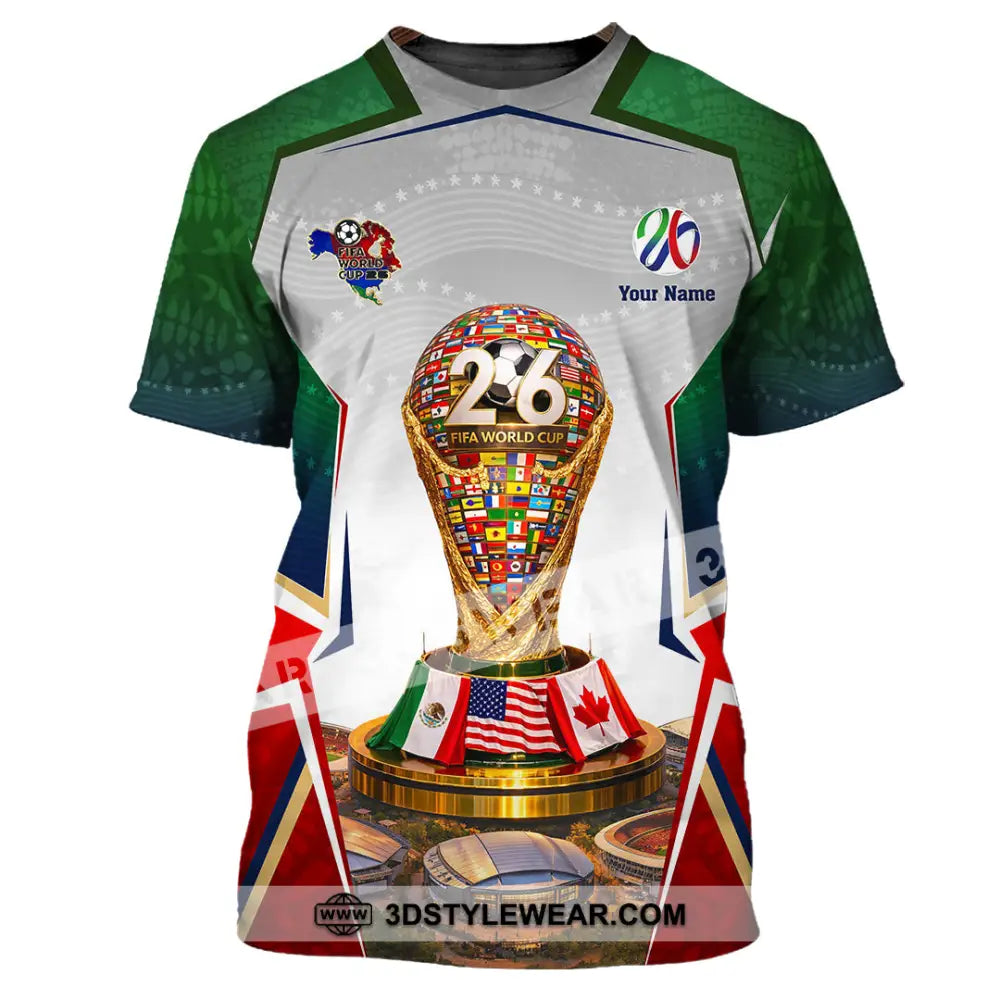 Unisex Shirt - Custom World Cup 2026 3D Shirt - T-Shirt / S - T-shirt