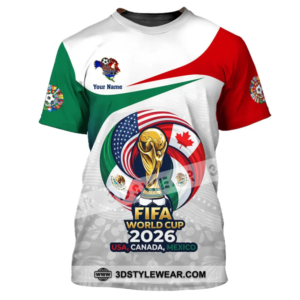 Unisex Shirt - Custom World Cup 2026 3D Shirt - T-Shirt / S - T-shirt