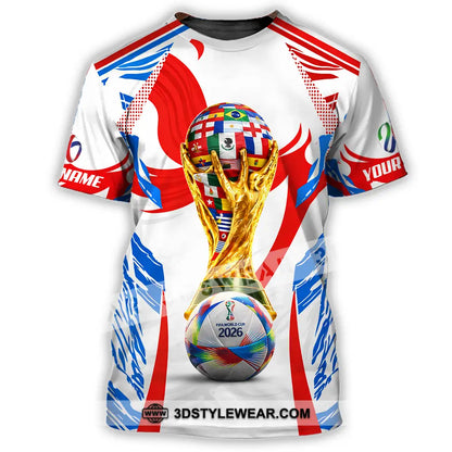 Unisex Shirt - Custom World Cup 2026 3D Shirt T-Shirt / S T-shirt
