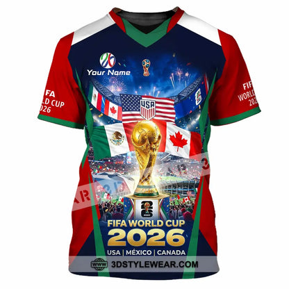 Unisex Shirt - Custom World Cup 2026 3D Shirt T-Shirt / S T-shirt